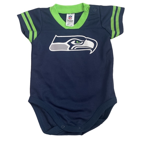 Seahawks baby jersey onesie size 3-6m - Picture 2 of 3